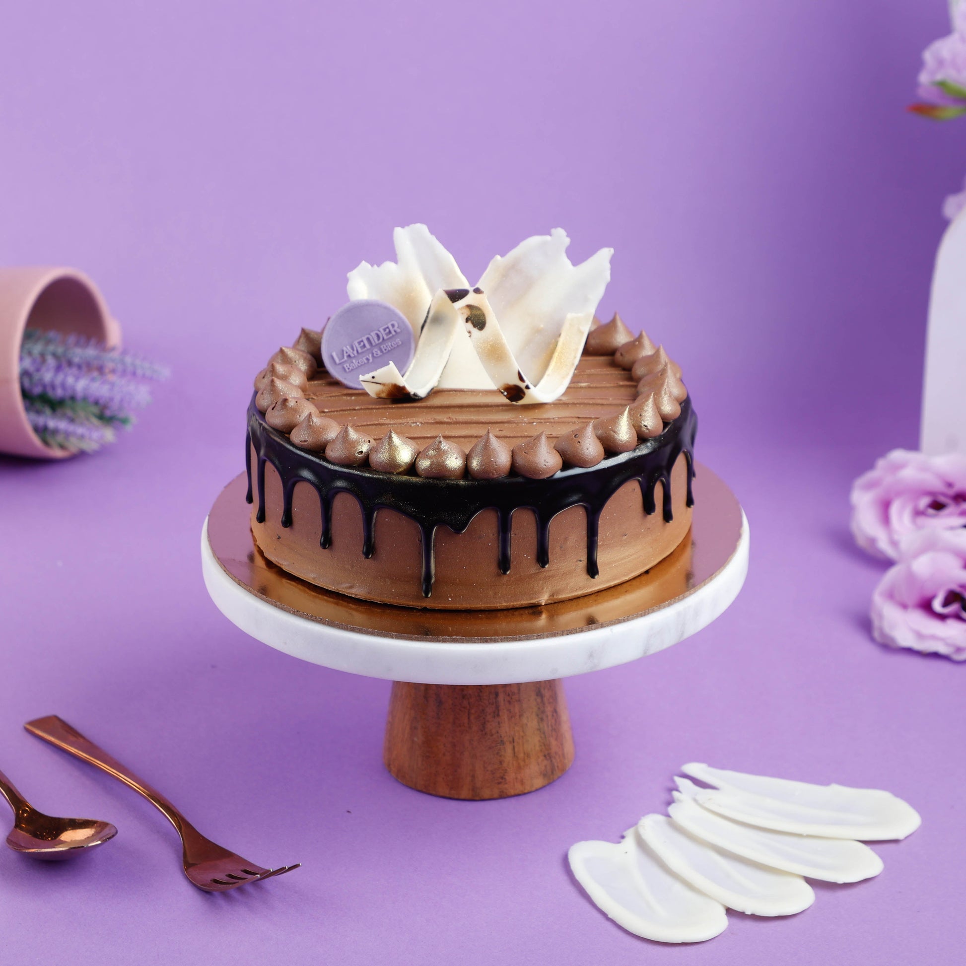 Chocolate Caramel Mousse Cake