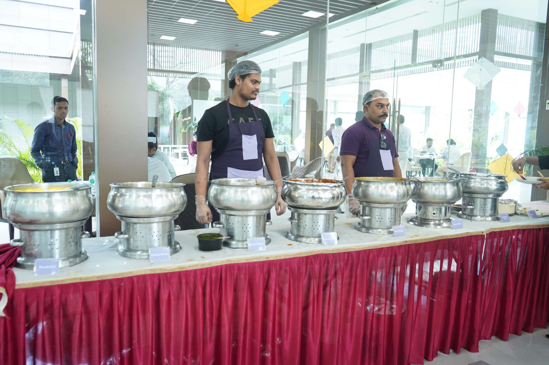 Lavender catering team at work