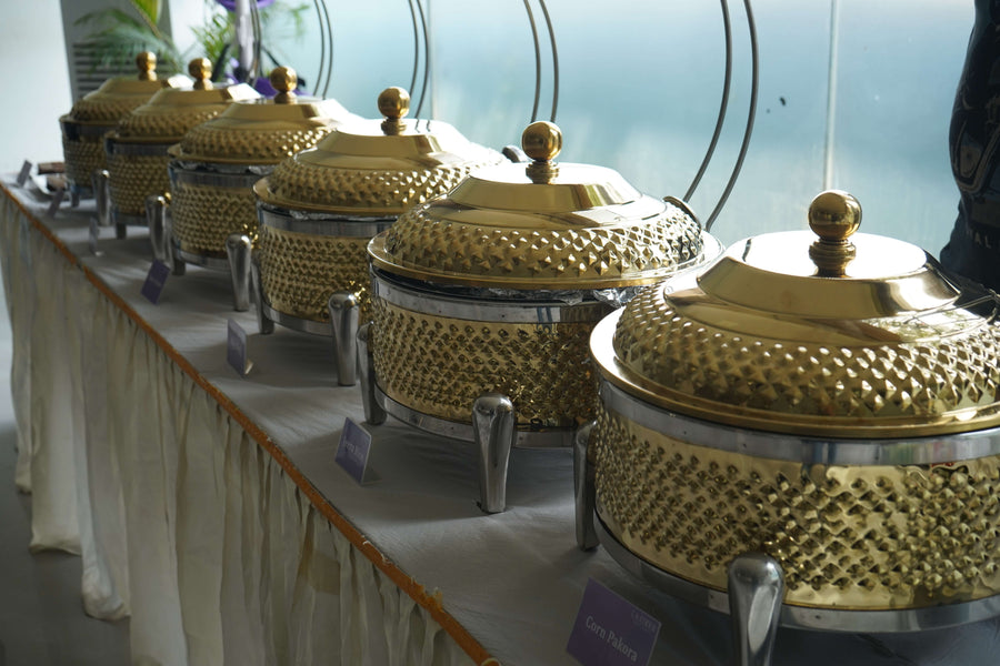 The presentation details of the buffet
