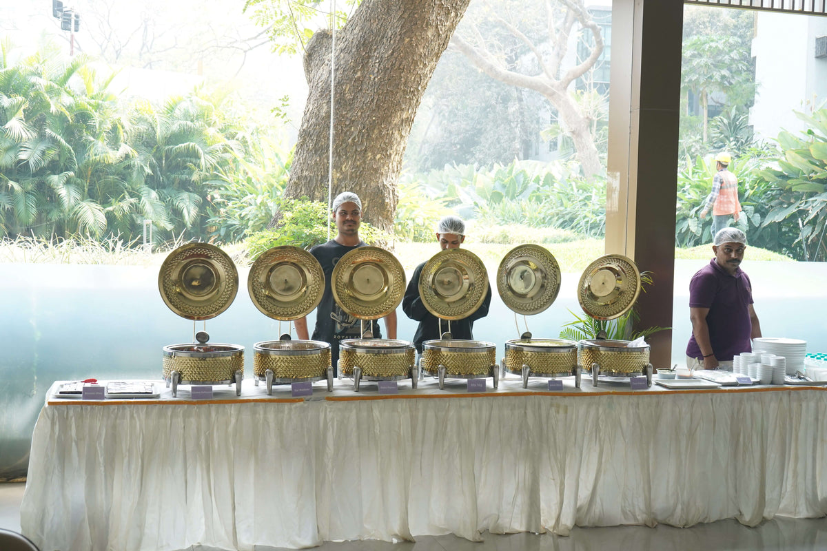 Lavender corporate catering buffet