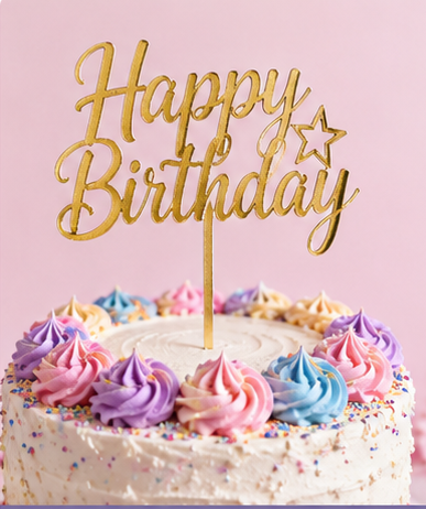 Happy Birthday Topper