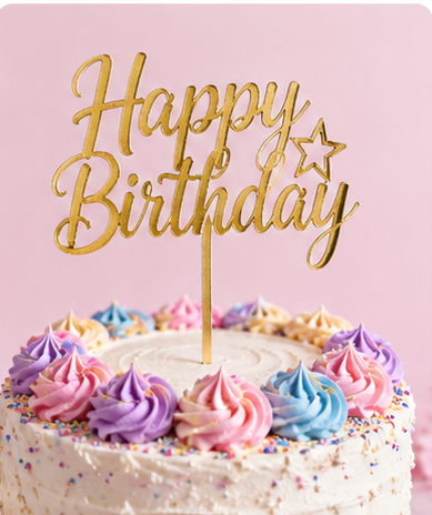 Happy Birthday Topper