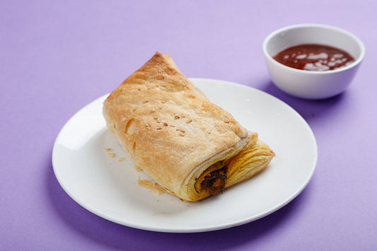 Crispy Aloo Puff filled with spiced potato