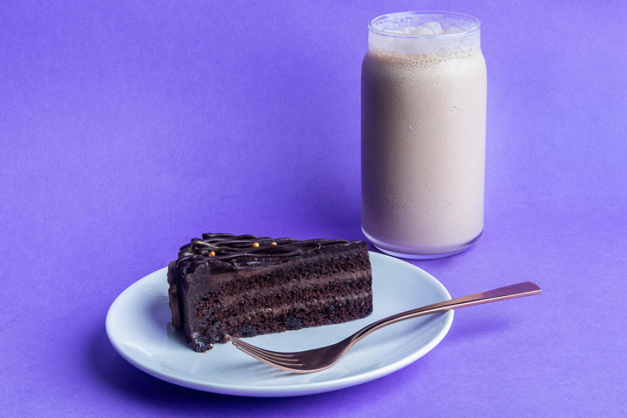 Belgian Chocolate Pastry + Cold Coffee