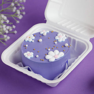 Chocolate Hazelnut Lavender Special Bento Cake