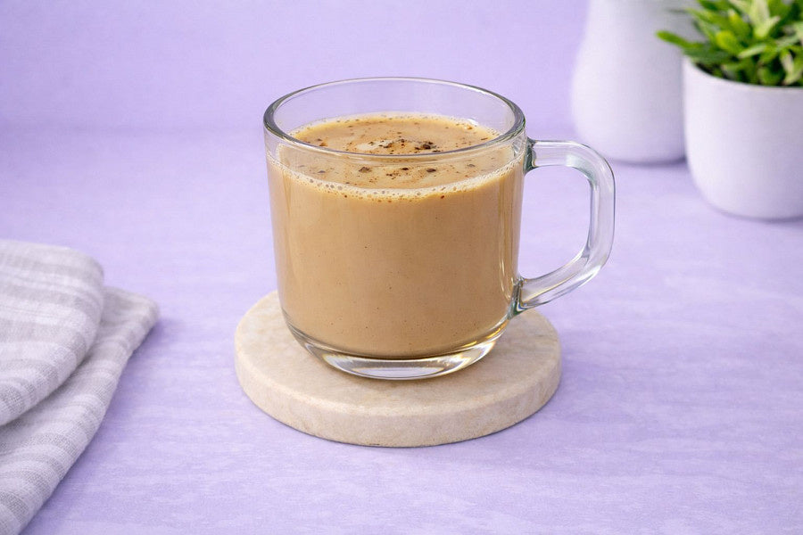 Hot Indian Masala Tea brewed with milk and aromatic spices