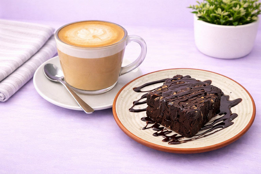 Choice Of Brownie + Choice Of Beverages