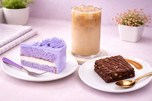 Choice Of Pastry + Choice Of Brownie + Choice Of Beverage