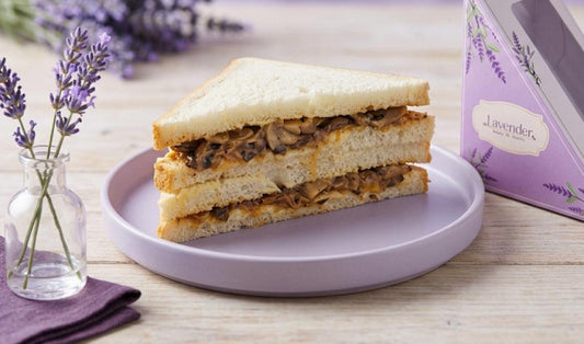 Mushroom And Cheese Sandwich