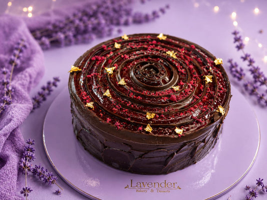 Raspberry Chocolate Crunch Cake