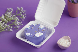 Chocolate Hazelnut Lavender Special Bento Cake