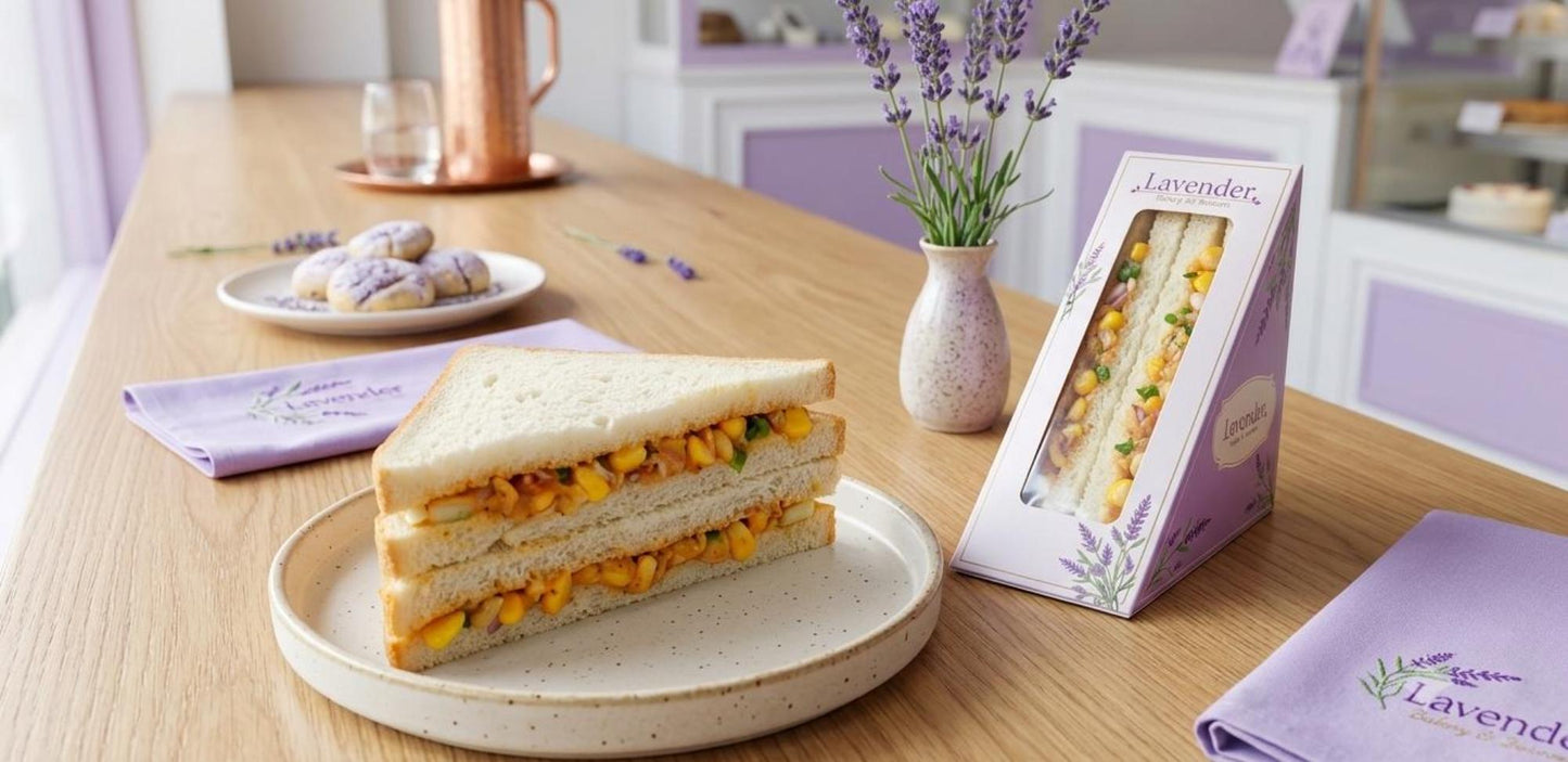 Corn Chaat Sandwich